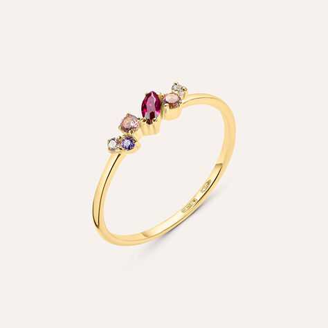 Anello Fantasia Claire Oro Giallo Cubic Zirconia - Anelli con Pietre Donna | Stroili