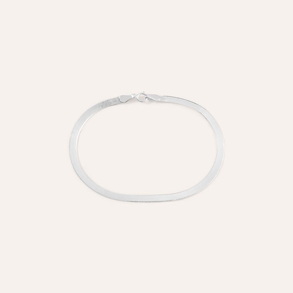 Bracciale Catena Colette Oro Bianco - Bracciali Donna | Stroili