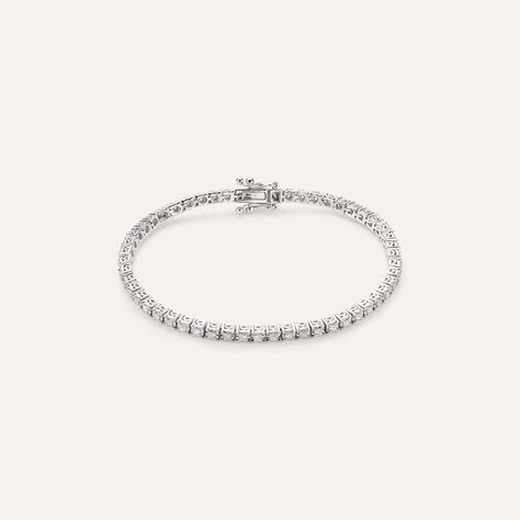 Bracciale Tennis Diamotion Oro Bianco Diamante - Bracciali Tennis Donna | Stroili