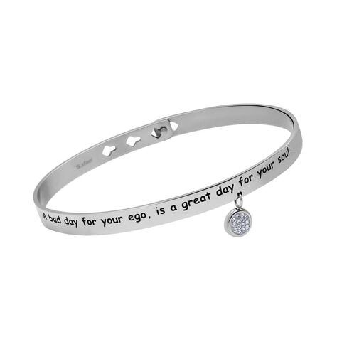 Bangle A bad day for your ego is a great day for your soul in acciaio - Bracciali Donna | Stroili