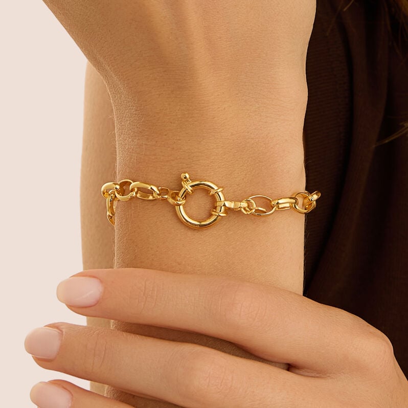 Bracciale Catena Silver Collection Argento Dorato - Gioielli Donna | Stroili