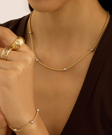 Collana Golden Lover Oro Bicolore