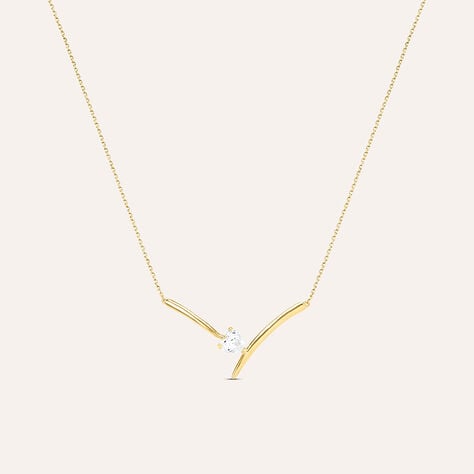 Collana Claire Oro Giallo Cubic Zirconia - Collane Donna | Stroili