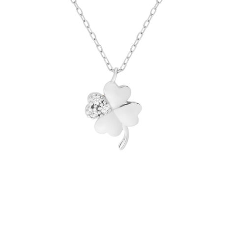 Collana Claire Oro Bianco Cubic Zirconia - Collane Donna | Stroili
