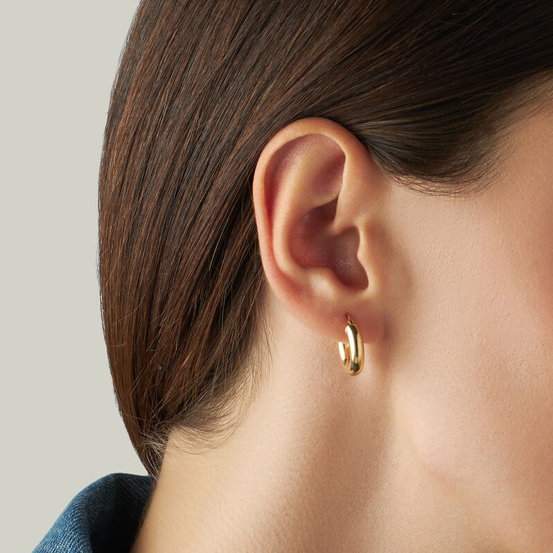 Orecchini A Cerchio Toujours Oro Giallo - Orecchini a Cerchio Donna | Stroili