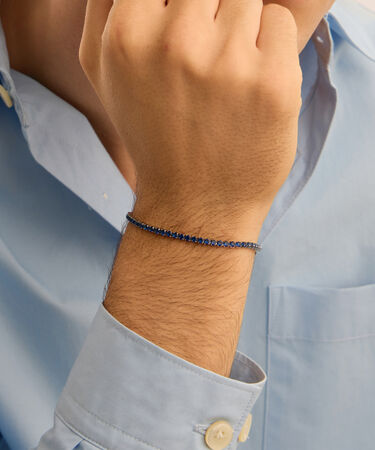 Bracciale Man Code Acciaio Cristallo