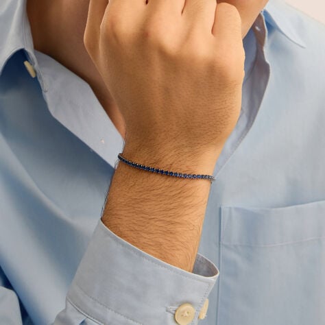 Bracciale Man Code Acciaio Cristallo - Bracciali Uomo | Stroili