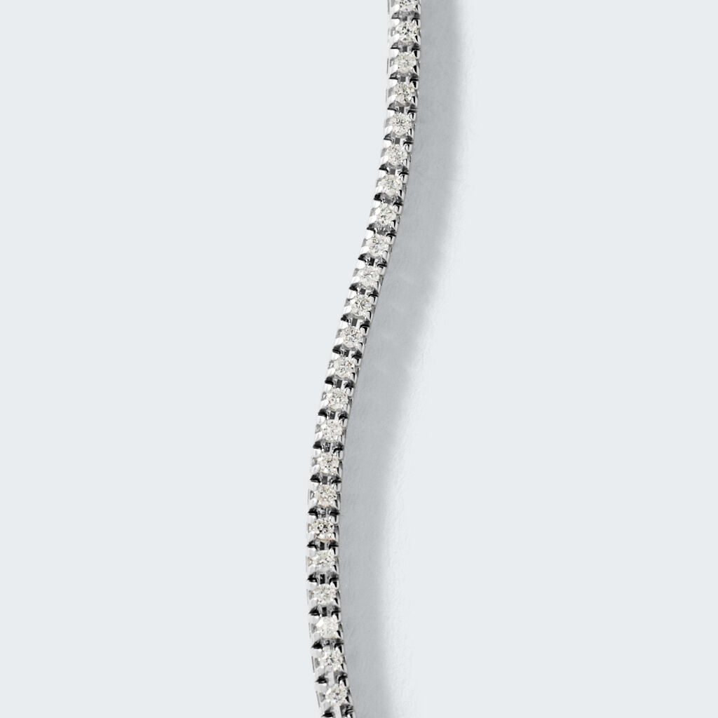 Bracciale Tennis Firmamenti Oro Bianco Diamante - Bracciali Tennis Donna | Stroili