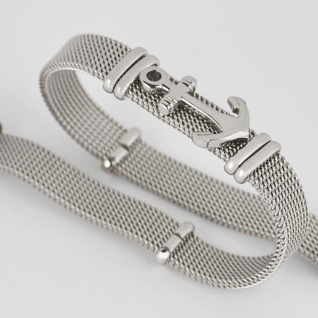 Bracciale Man Code Acciaio - Bracciali Uomo | Stroili
