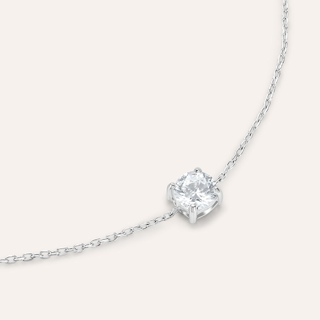 Bracciale Punto Luce Silver Elegance Argento Rodiato Cubic Zirconia