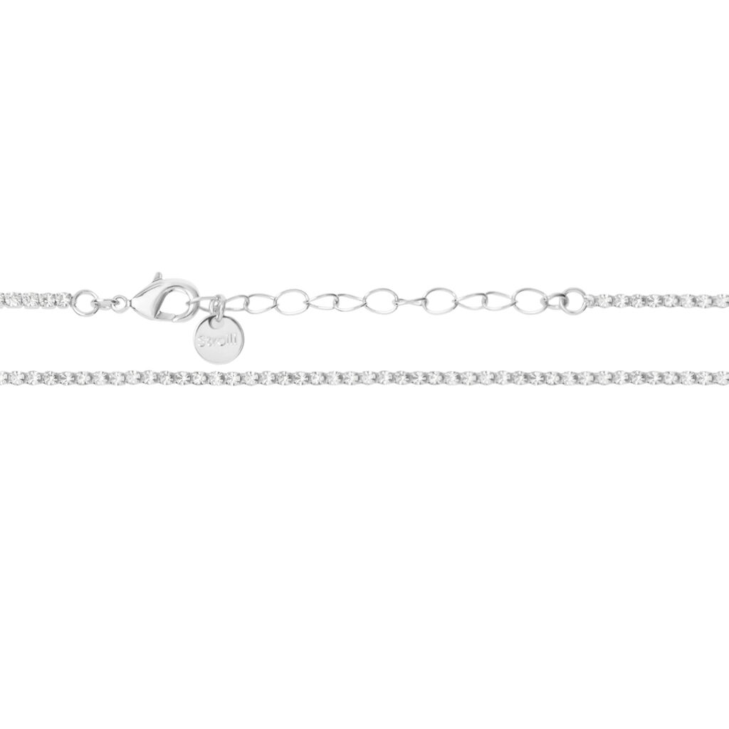 Collana Tennis Romantic Shine Metallo Cristallo - Collane Tennis Donna | Stroili
