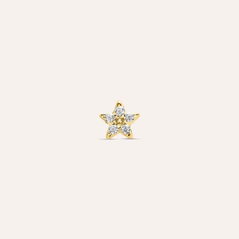 Piercing Orecchio Tragus Helix Conch Bon Ton Oro Giallo Cubic Zirconia - Piercing Orecchio Donna | Stroili