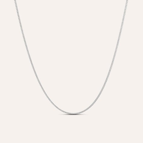 Catena L'homme Or Oro Bianco - Catenina Uomo | Stroili