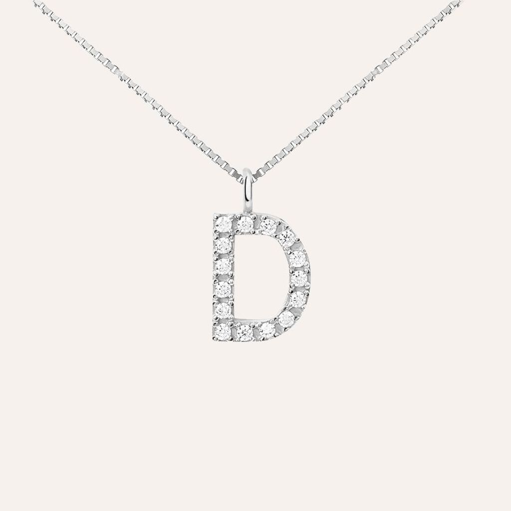 Collana Silver Moments Argento Rodiato Cubic Zirconia