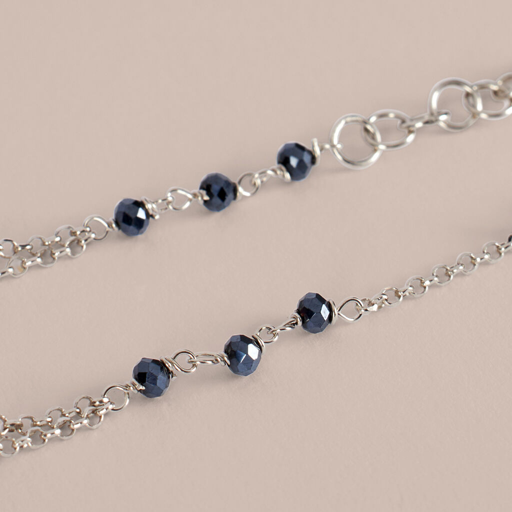 Bracciale Rosario Silver Soul Argento Rodiato Cristallo - Bracciali con Rosario Donna | Stroili