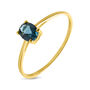 Anello Solitario Amélie Oro Giallo Topazio