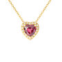 Collana Jasmine Oro Giallo Rodolite Diamante