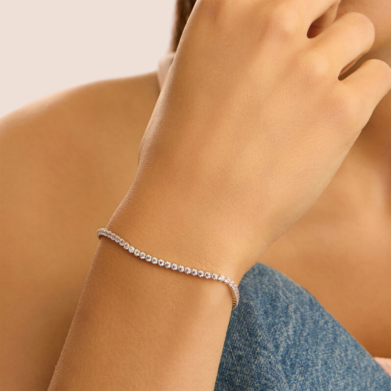 Bracciale Silver Elegance Argento Rodiato Cubic Zirconia - Bracciali Donna | Stroili