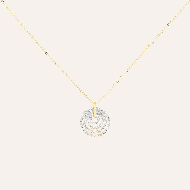 Collana Crystal Gold Oro Giallo Cristallo - Collane Donna | Stroili