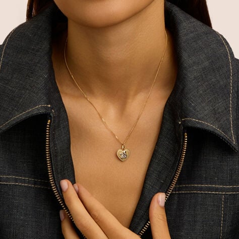 Pendente Holy Oro Bicolore - Ciondoli con Incisione Donna | Stroili