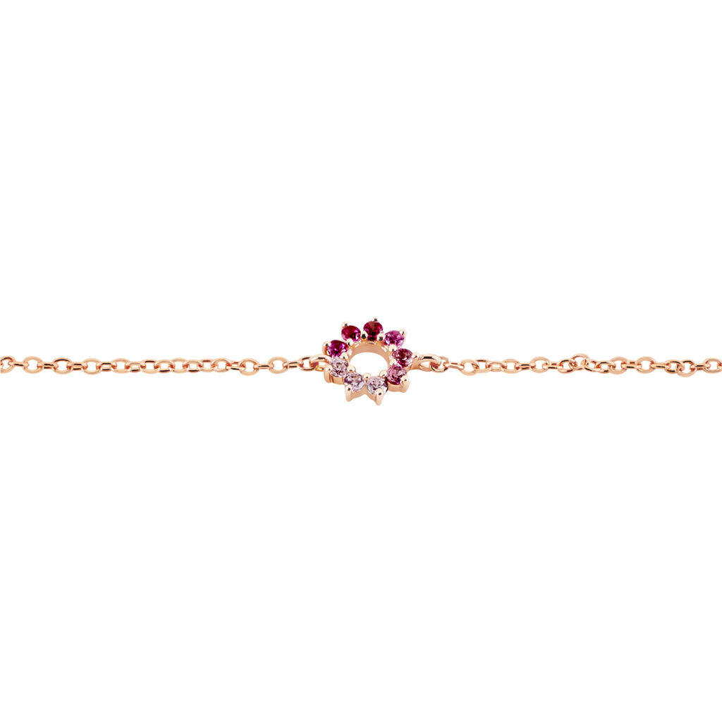 Bracciale Silver Rainbow Argento Rosa Cubic Zirconia
