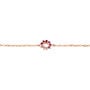 Bracciale Silver Rainbow Argento Rosa Cubic Zirconia