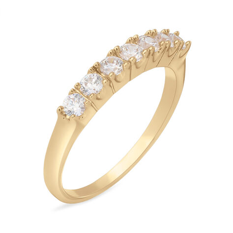 Anello Riviere Golden Dream Placcato Oro Giallo Cubic Zirconia - Anelli Riviere Donna | Stroili