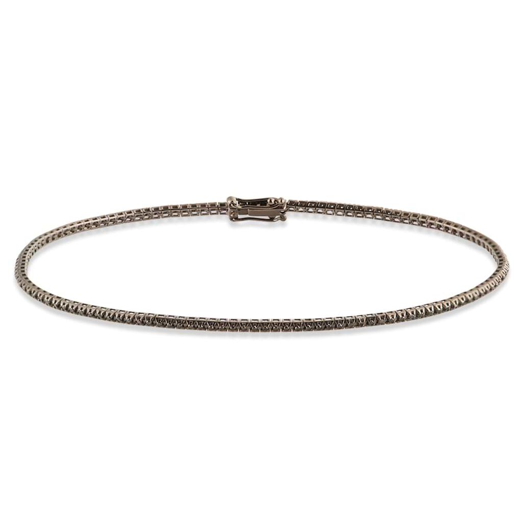 Bracciale Tennis L'homme Diamant Oro Bianco Diamante - Bracciali Tennis Uomo | Stroili