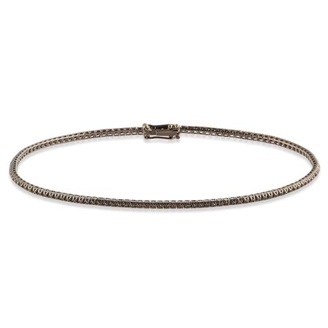 Bracciale Tennis L'homme Diamant Oro Bianco Diamante - Bracciali Tennis Uomo | Stroili