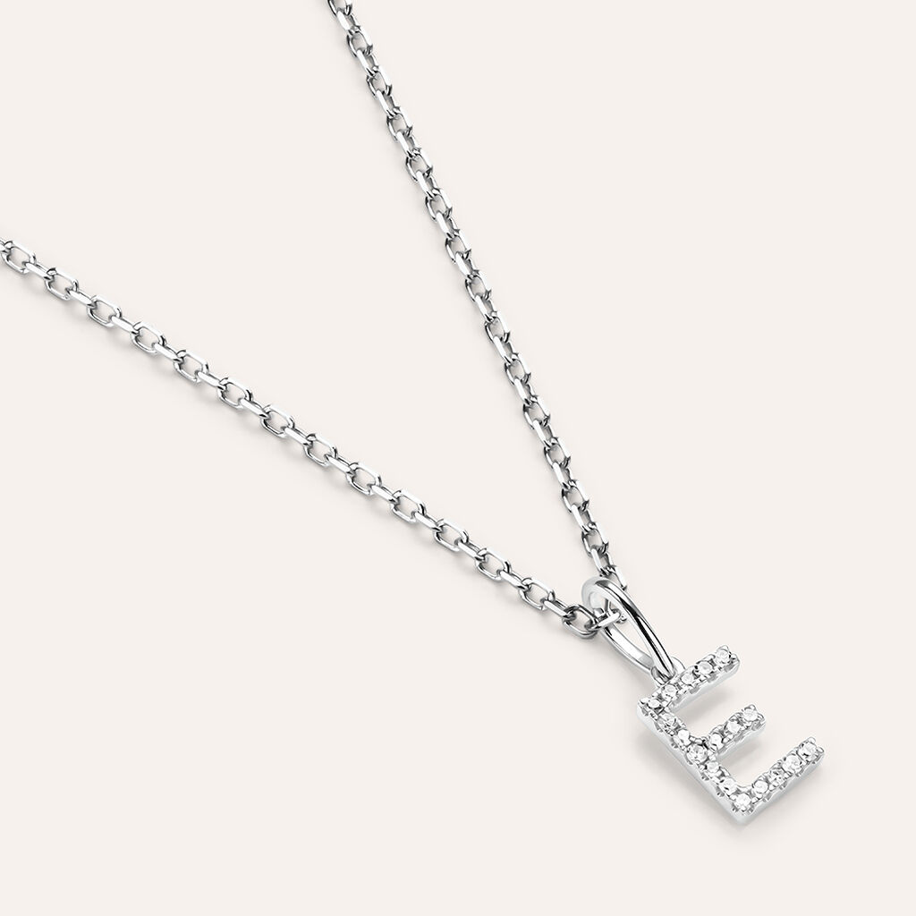 Pendente Sophia Oro Bianco Diamante - Ciondoli Donna | Stroili