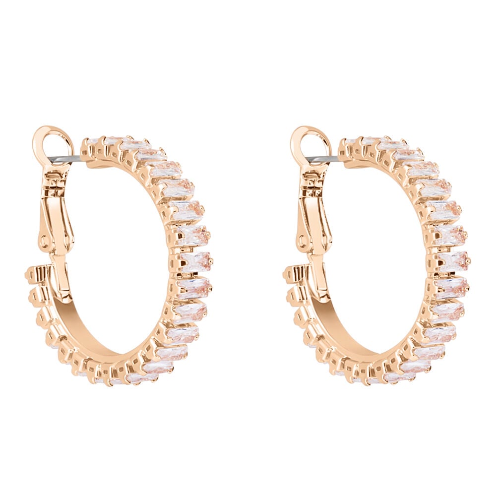 DKNY Orecchini A Cerchio Donna Med Twist - Colore Oro - Design Moderno E Versatile, Gioiello Di Moda