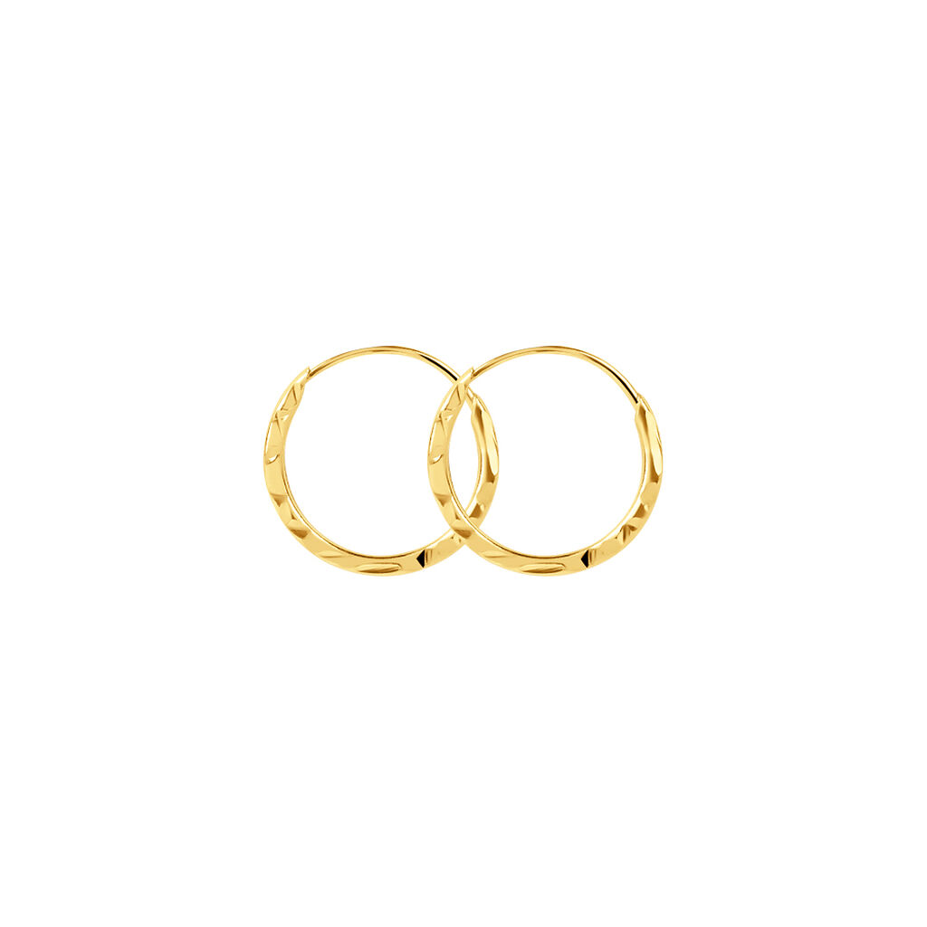 Orecchini A Cerchio Toujours Oro Giallo - Orecchini a Cerchio Donna | Stroili