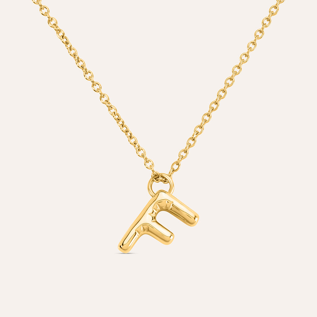 Collana Radiance Acciaio Dorato