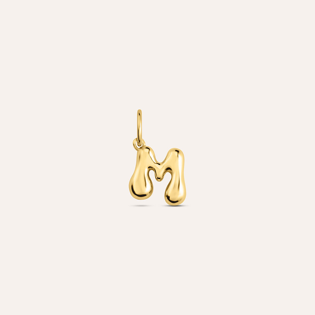 Pendente Love Beats Argento Dorato
