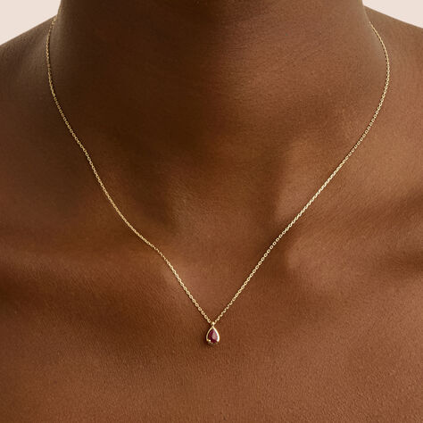 Collana Punto Luce Charlotte Oro Giallo Rubino - Collane Punto Luce Donna | Stroili
