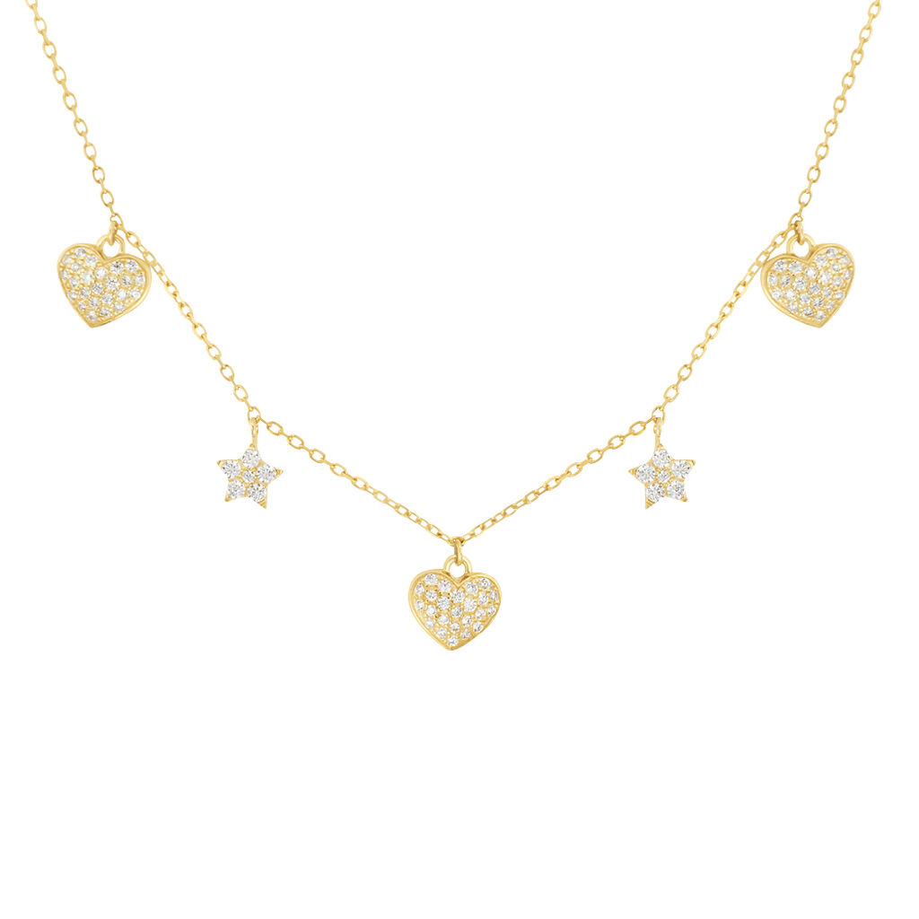 Collana Claire Oro Giallo Cubic Zirconia - Collane Donna | Stroili
