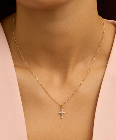 Pendente Holy Oro Giallo Cubic Zirconia