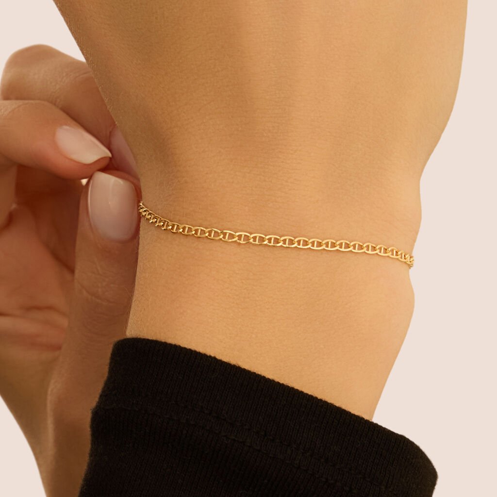 Bracciale Catena Colette Oro Giallo - Bracciali Unisex | Stroili