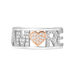 Anello Fantasia Silver Moments Argento Bicolore Bianco / Rosa Cubic Zirconia - Anelli con Pietre Donna | Stroili