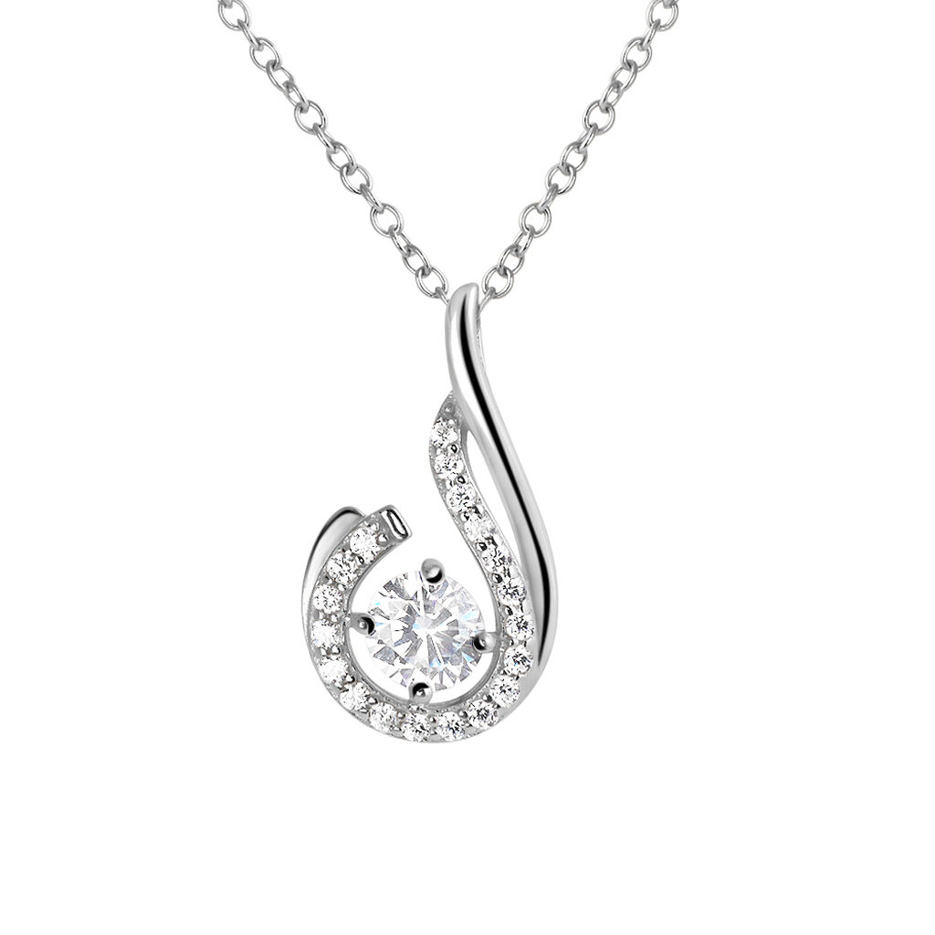 Collana Silver Elegance Argento Rodiato Cubic Zirconia - Collane Donna | Stroili
