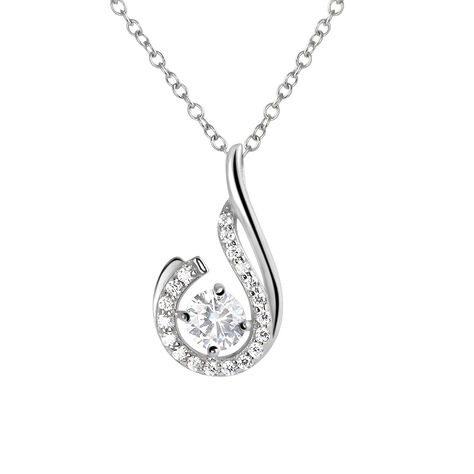 Collana Silver Elegance Argento Rodiato Cubic Zirconia - Collane Donna | Stroili