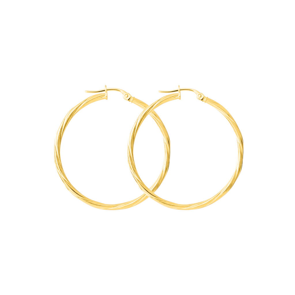 Orecchini A Cerchio Toujours Oro Giallo - Orecchini a Cerchio Donna | Stroili