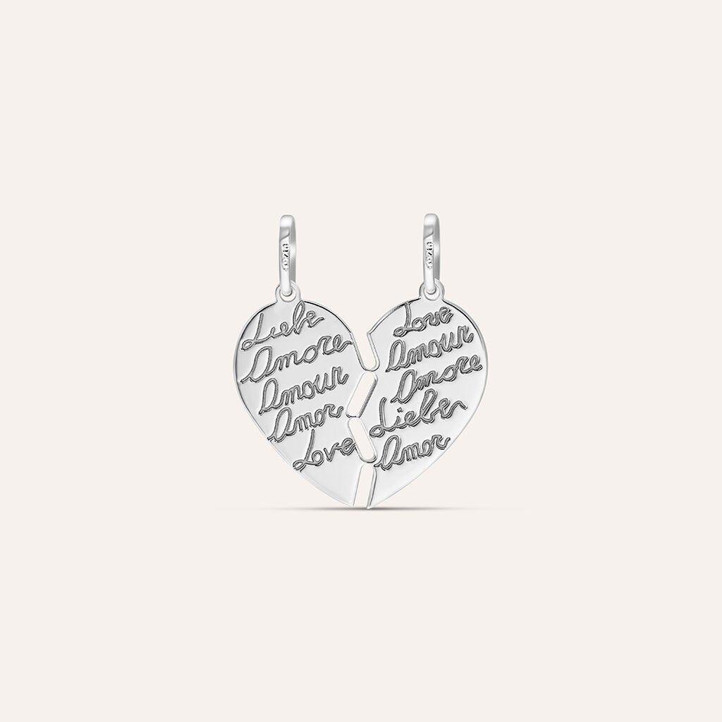 Pendente Silver Collection Argento Rodiato