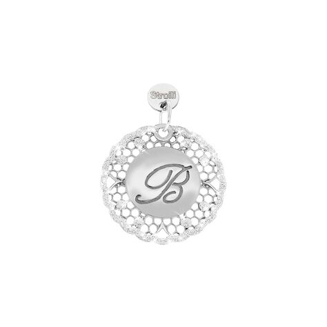Charm in argento rodiato e glitter - Charms Donna | Stroili
