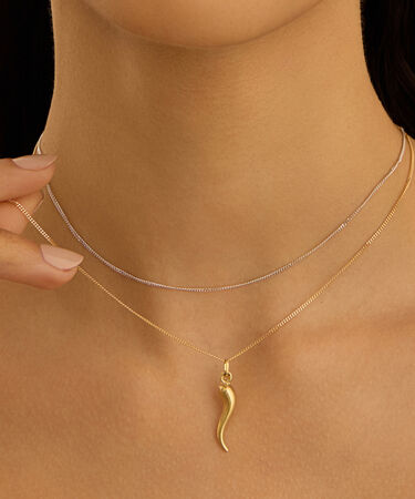Catenina Golden Lover Oro Bianco