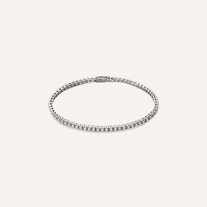 Bracciale Tennis Firmamenti Oro Bianco Diamante - Bracciali Tennis Donna | Stroili