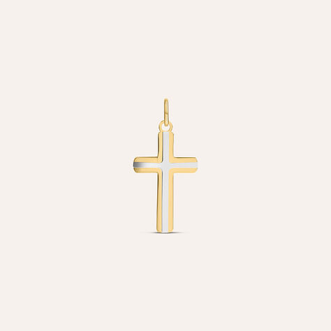 Pendente Holy Oro Bicolore - Ciondoli con Incisione Unisex | Stroili