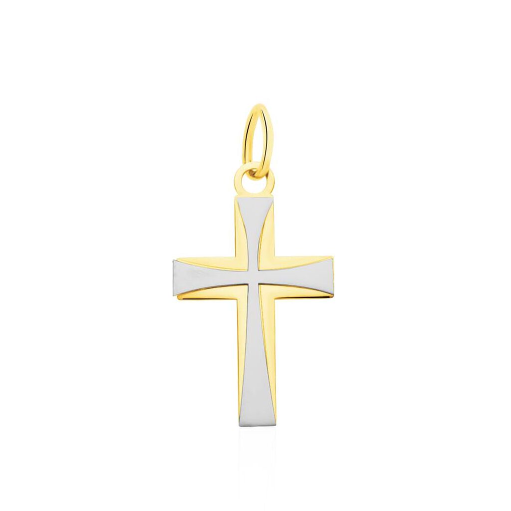 Pendente Holy Oro Bicolore - Ciondoli con Incisione Unisex | Stroili
