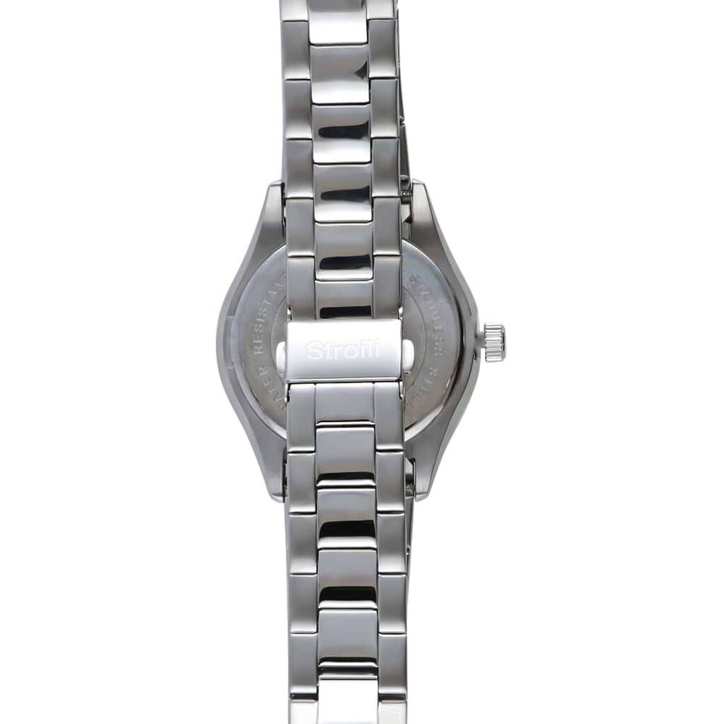 Wimbledon orologio in acciaio silver con quadrante bianco e ghiera blu - Orologi per Prima Comunione Uomo | Stroili