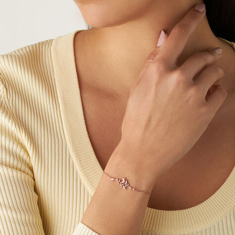 Bracciale Silver Elegance Argento Rosa Cubic Zirconia - Bracciali Donna | Stroili